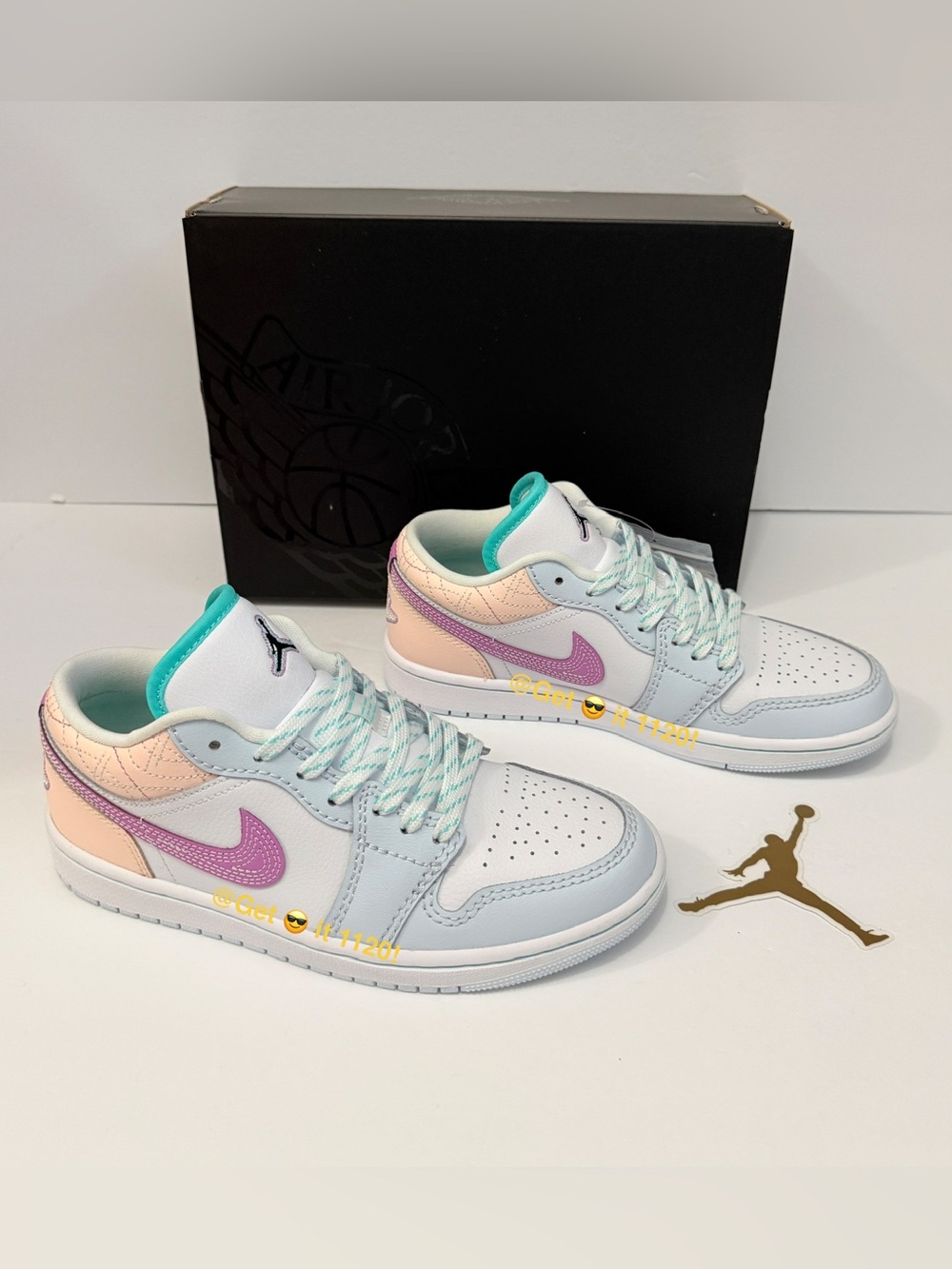 Air Jordan 1 Low (Multi-Color Sashiko) Women’s Shoes FV3623-151 Size 7.5 - Picture 4 of 15